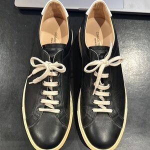 Common Projects Black Leather Men's Shoes